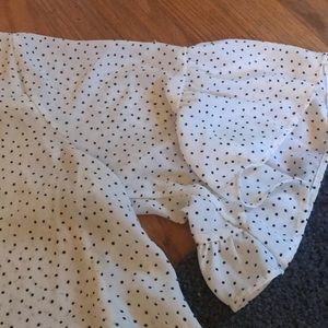 Polka dot blouse